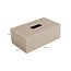 Richmond Interiors  Decoratief object Viper taupe tissue box