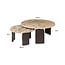 Richmond Interiors  Salontafel Bayonne brons - Set van 2