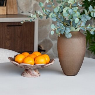 Richmond Interiors  Schaal Peony chocolade bruin