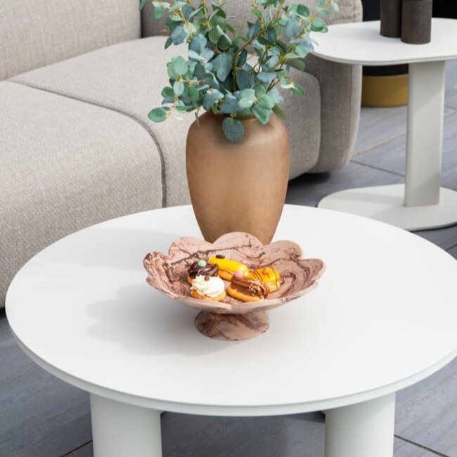 Richmond Interiors  Schaal Peony chocolade bruin