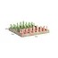 Richmond Interiors  Decoratief spel Azalea roze/groen
