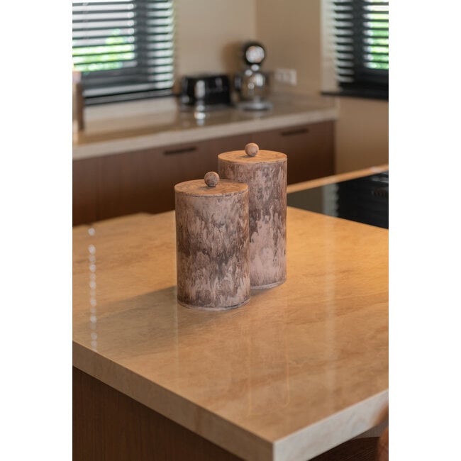Richmond Interiors  Opbergdoos Rosaline chocolade bruin – klein
