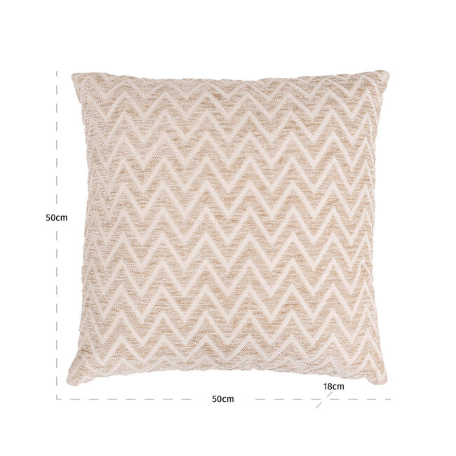 Richmond Interiors  Kussen Cassy beige chevron