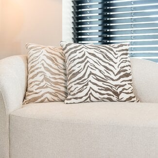 Richmond Interiors  Kussen Tara taupe tijger