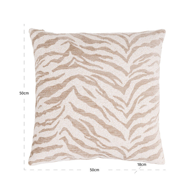 Richmond Interiors  Kussen Eliza beige tijger