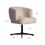 Richmond Interiors  Eetkamerstoel Dinan cream tweed fire retardant - draaibaar