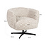 Richmond Interiors  Lounge stoel Estelle zand chevron draaibaar