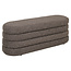 Richmond Interiors  Poef & Voetenbank Camille bruin chunky