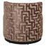 Richmond Interiors  Lounge stoel Franny bruin labyrinth