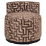Richmond Interiors  Lounge stoel Franny bruin labyrinth