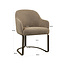 Richmond Interiors  Eetkamerstoel Hadley bruin tweed fire retardant