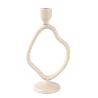 Light en Living Kandelaar 14x9x25,5 cm JEZRA creme