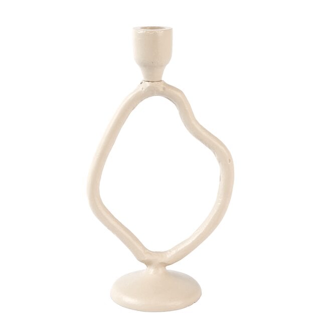 Light en Living Kandelaar 14x9x25,5 cm JEZRA creme