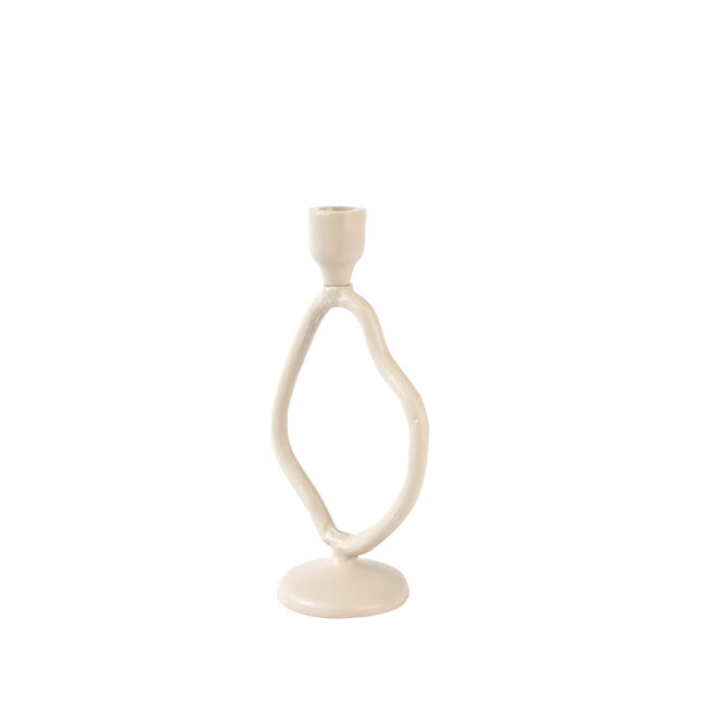 Light en Living Kandelaar 14x9x25,5 cm JEZRA creme