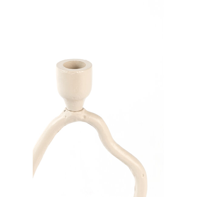 Light en Living Kandelaar 14x9x25,5 cm JEZRA creme