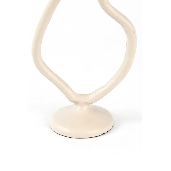 Light en Living Kandelaar 14x9x25,5 cm JEZRA creme