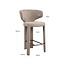 Richmond Interiors  Counterstoel Viola mocca chunky