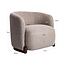 Richmond Interiors  Lounge stoel Hannah mocca chunky fire retardant