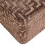 Richmond Interiors  Poef & Voetenbank Ciela bruin labyrinth