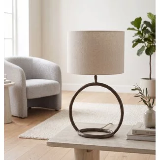 Light en Living Lampvoet 29,5x13x29 cm ELIORO mat bruin-brons