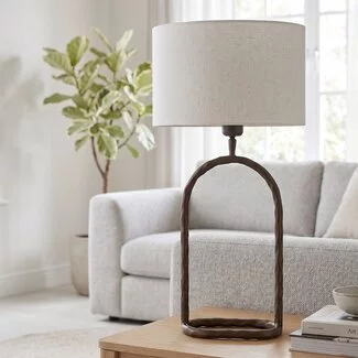 Light en Living Lampvoet 20,5x12,5x39 cm ELIORA mat bruin-brons