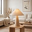 Light en Living Tafellamp E14 Ø40x44,5 cm DOLORE zand+linnen naturel