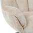 Tower Living Force Fauteuil met hocker - Cremona 14 beige (draaibaar)