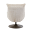 Tower Living Force Fauteuil met hocker - Cremona 14 beige (draaibaar)