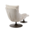 Tower Living Force Fauteuil met hocker - Cremona 14 beige (draaibaar)