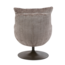 Tower Living Force Fauteuil met hocker - Cremona 24 clay (draaibaar)