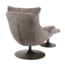 Tower Living Force Fauteuil met hocker - Cremona 24 clay (draaibaar)
