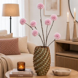 Countryfield Kunsttak Bloem Chrysanthemum lila - 77 x 42 x 107 cm