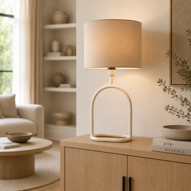 Light en Living Lampvoet 20,5x12,5x29 cm ELIORA creme
