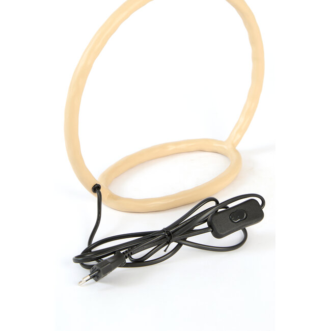 Light en Living Lampvoet 29,5x13x29 cm ELIORO zand