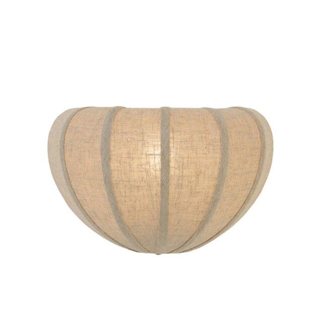 Light en Living Wandlamp E14 30x16x19 cm ZOSIA linnen naturel