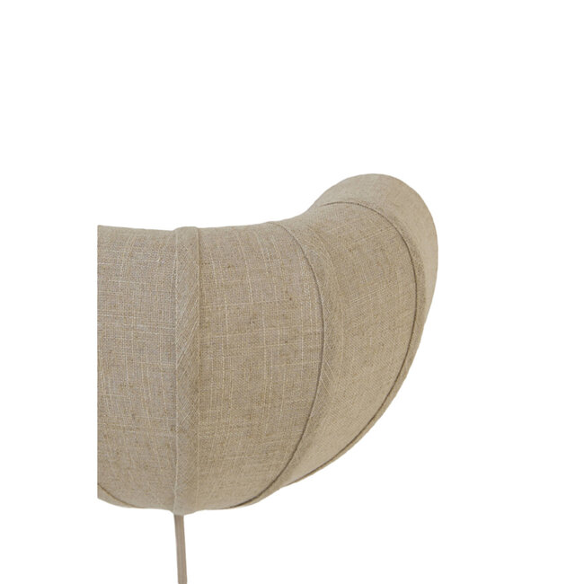 Light en Living Wandlamp E14 30x16x19 cm ZOSIA linnen naturel