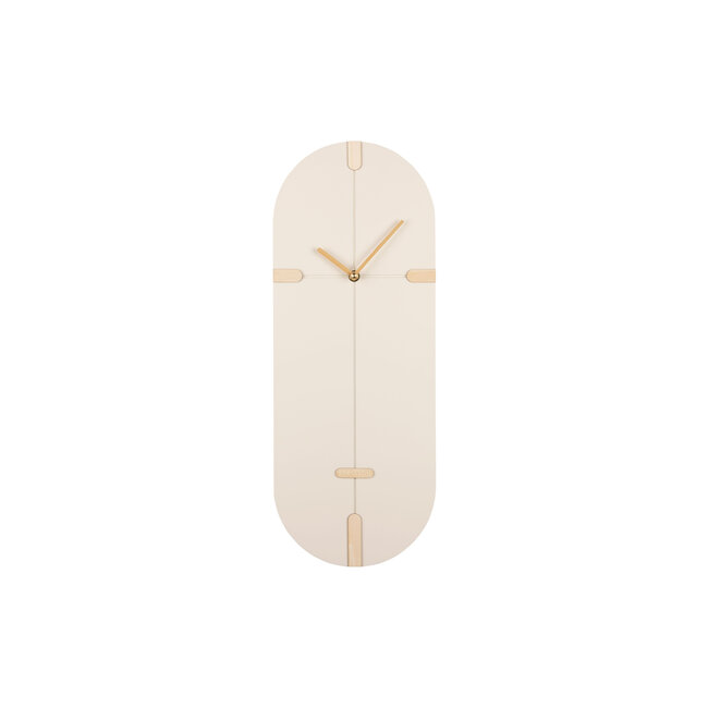 Karlsson Wandklok Oxford ovaal - off white