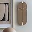 Karlsson Wandklok Oxford ovaal - mocca bruin