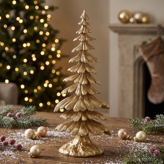 Light en Living Ornament 17,5x11,5x42 cm TREE goud