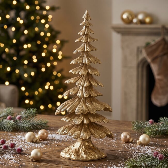 Light en Living Ornament 17,5x11,5x42 cm TREE goud