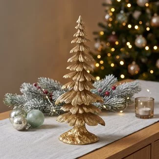 Light en Living Ornament 14,5x9,5x35,5 cm TREE goud