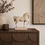 Light en Living Ornament 31x10x29 cm HORSE zand