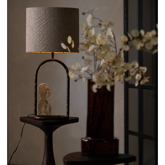 Light en Living Lampvoet 20,5x12,5x39 cm ELIORA mat bruin-brons
