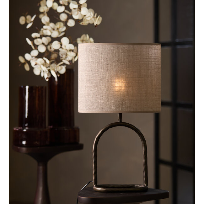 Light en Living Lampvoet 20,5x12,5x29 cm ELIORA mat bruin-brons