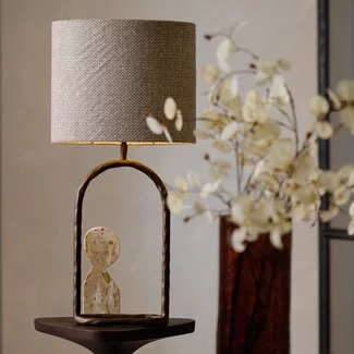 Light en Living Lampvoet 20,5x12,5x39 cm ELIORA mat bruin-brons