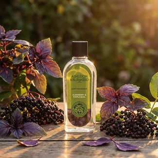Ashleigh & Burwood Geurlamp olie Elderberry & Purple Basil L