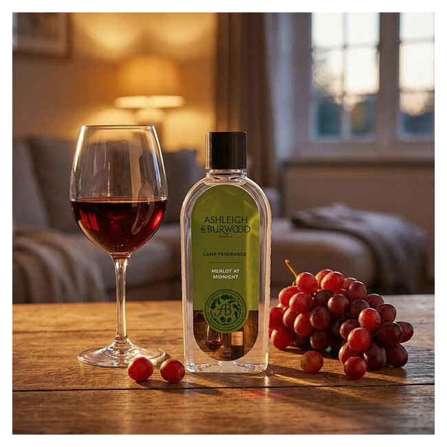 Ashleigh & Burwood Geurlamp olie Merlot at Midnight L