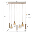 WoonStijl Hanglamp 4+3L Sfera beige