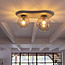WoonStijl Plafondlamp Bubble 2-lichts Beige