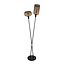 WoonStijl Vloerlamp Serene 2-lichts Sienna Bruin